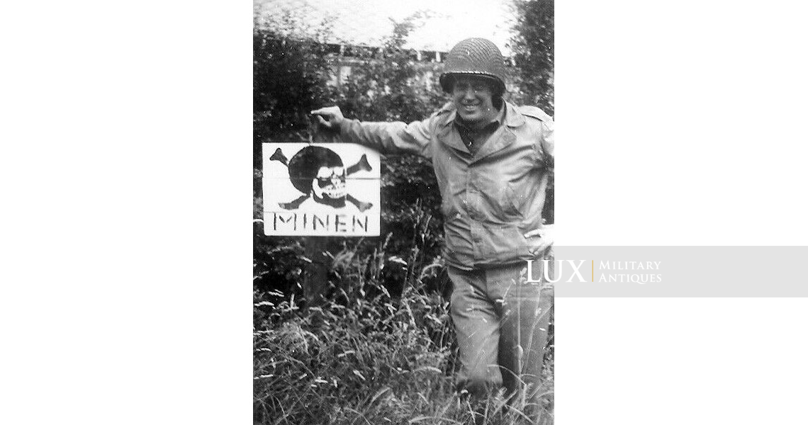 Mine warning sign, « Normandy / D-Day / Omaha Beach » - photo 40
