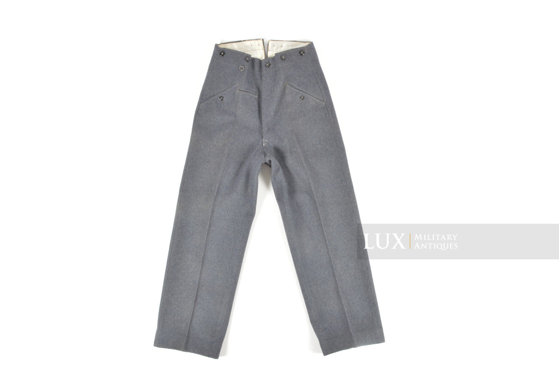 Unissued late-war Luftwaffe straight leg combat trousers - photo 15