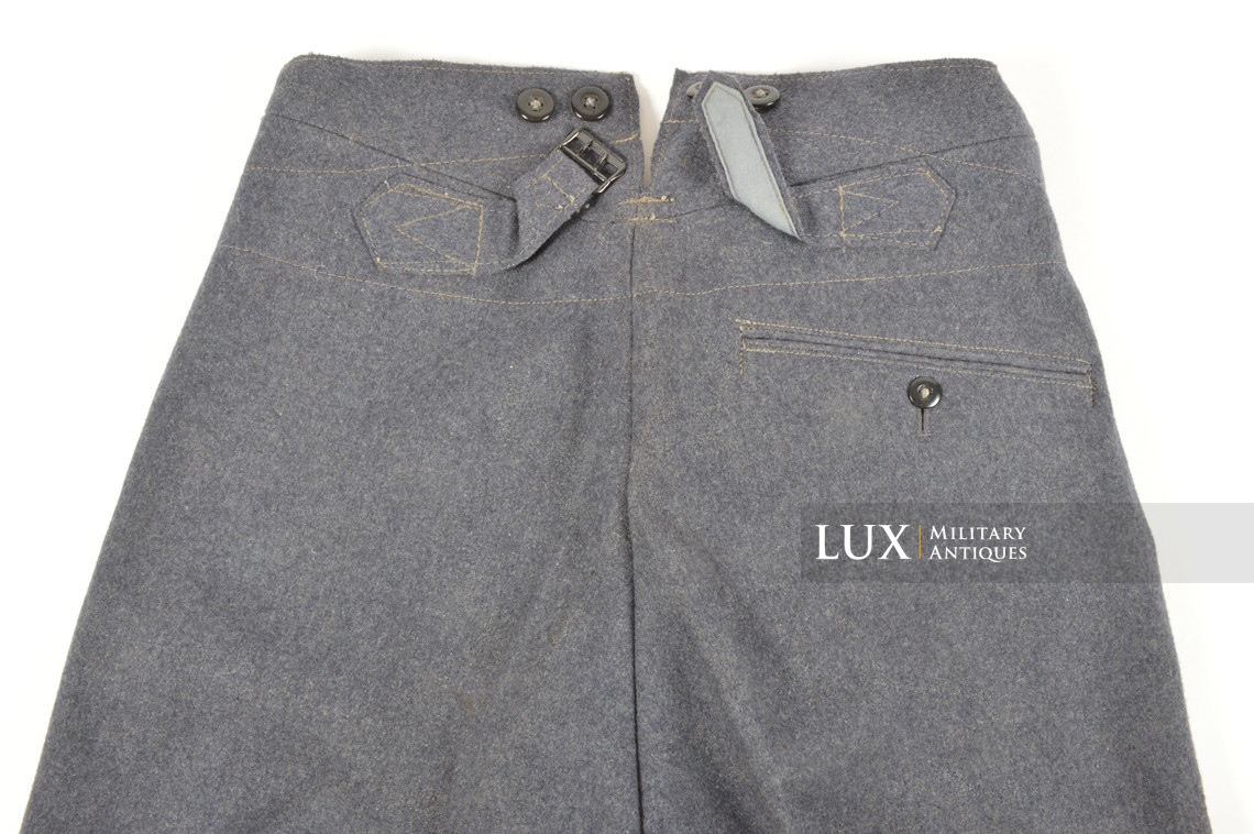 Unissued late-war Luftwaffe straight leg combat trousers - photo 22