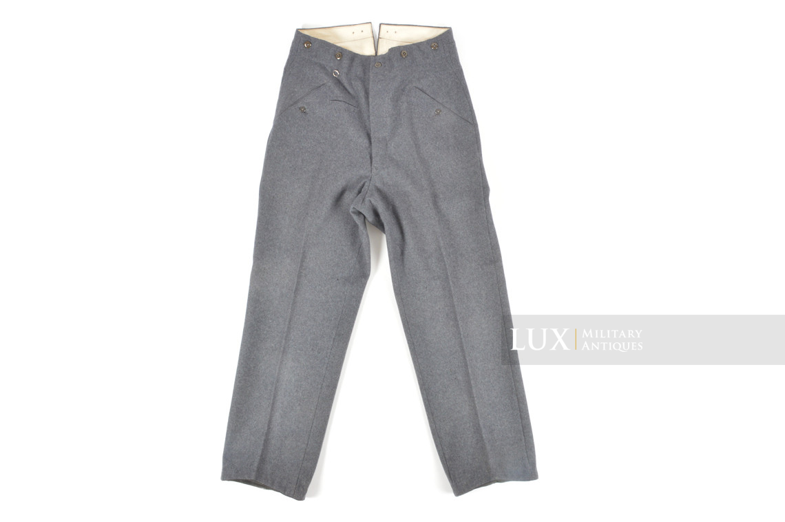 Unissued early-war Luftwaffe straight leg combat trousers, « 1939 » - photo 15