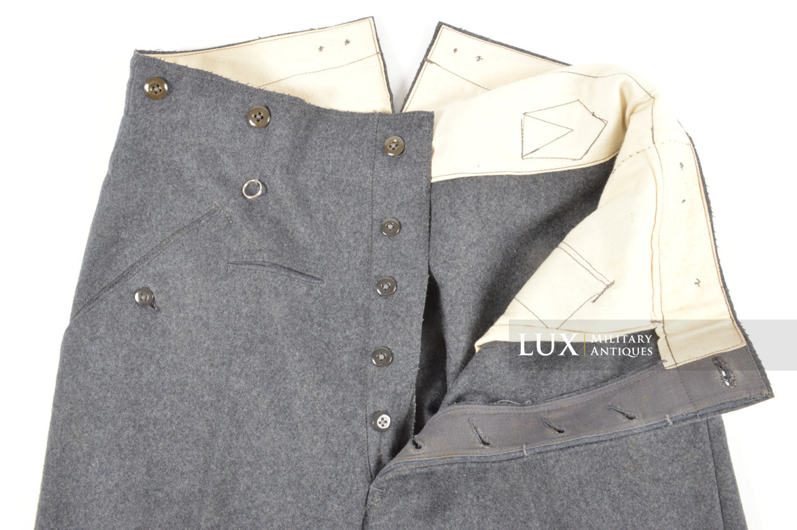 Unissued early-war Luftwaffe straight leg combat trousers, « 1939 » - photo 27