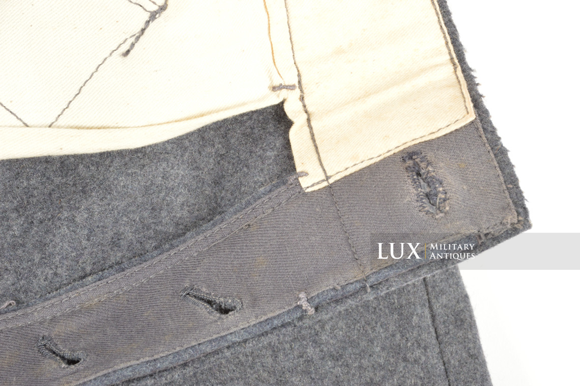 Unissued early-war Luftwaffe straight leg combat trousers, « 1939 » - photo 28