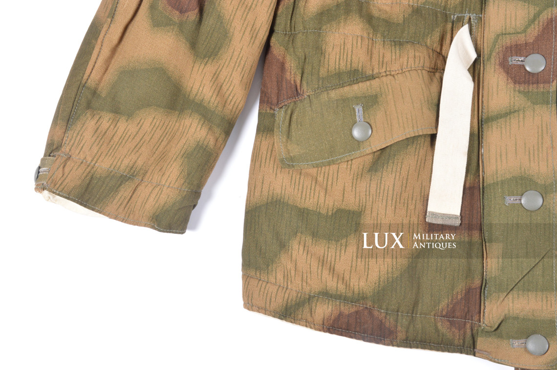 Unissued German Heer / Luftwaffe tan & water pattern reversible to white winter camouflage parka, « E. REITZ » - photo 10