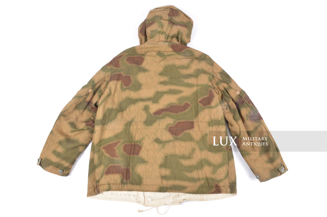 Unissued German Heer / Luftwaffe tan & water pattern reversible to white winter camouflage parka, « E. REITZ » - photo 13