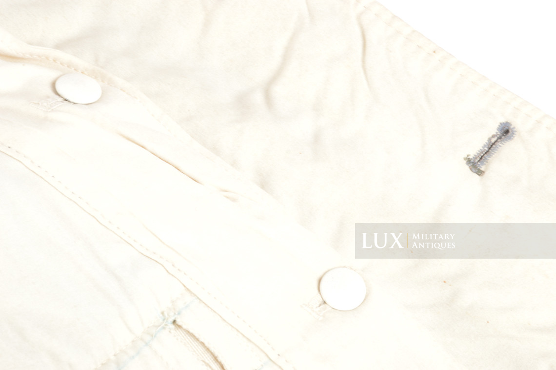 Unissued German Heer / Luftwaffe tan & water pattern reversible to white winter camouflage parka, « E. REITZ » - photo 21
