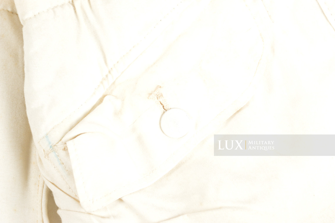 Unissued German Heer / Luftwaffe tan & water pattern reversible to white winter camouflage parka, « E. REITZ » - photo 23