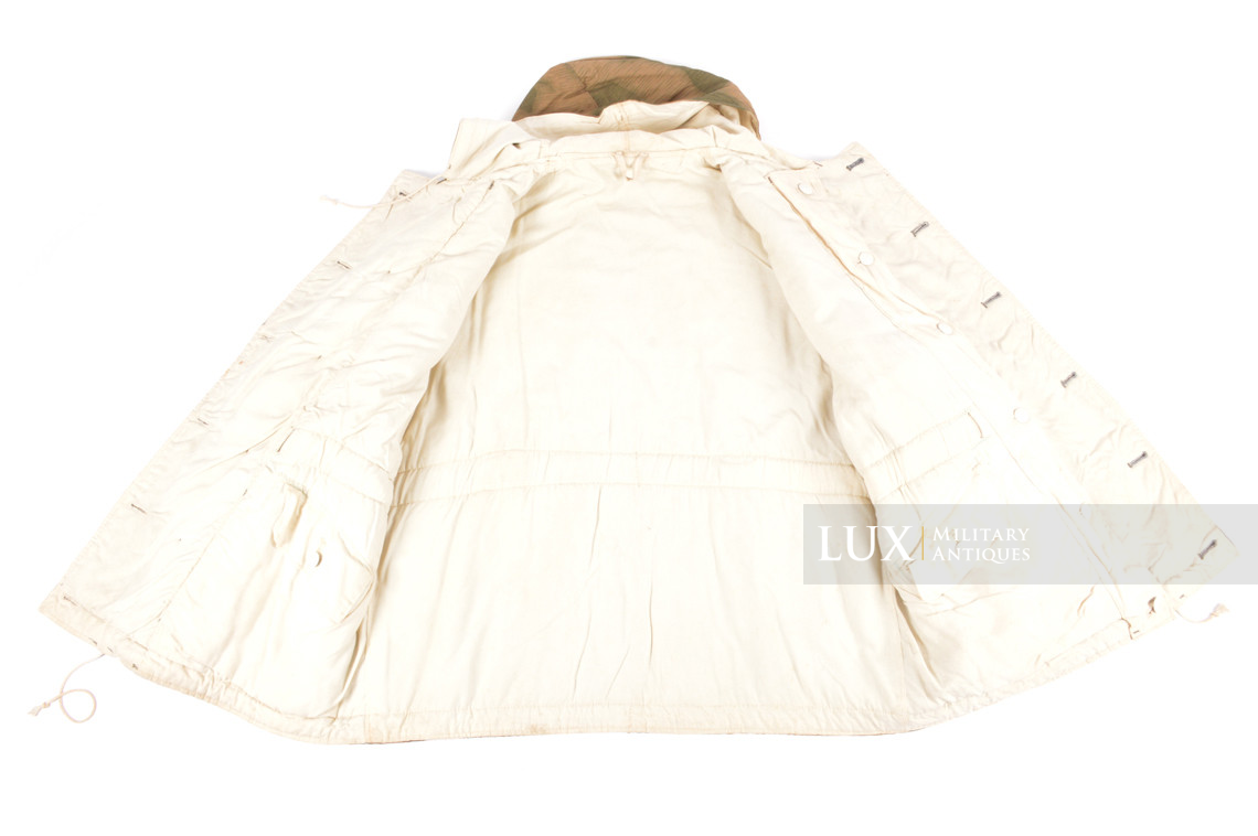 Unissued German Heer / Luftwaffe tan & water pattern reversible to white winter camouflage parka, « E. REITZ » - photo 27