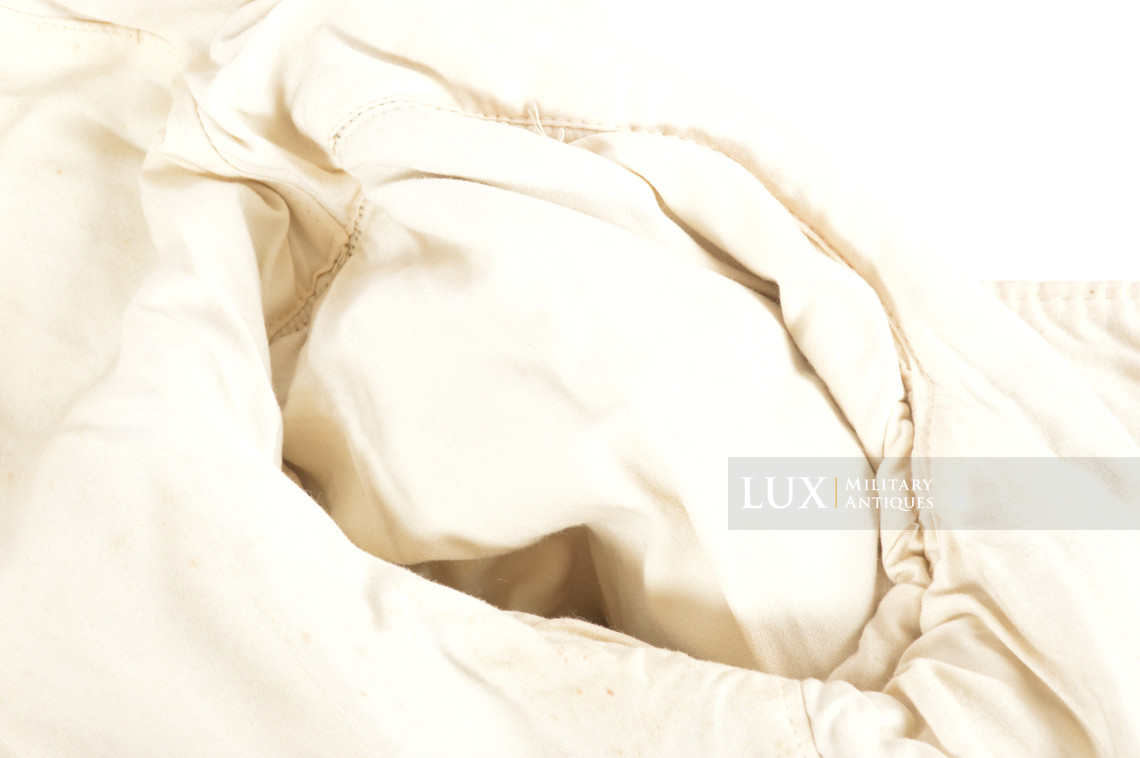 Unissued German Heer / Luftwaffe tan & water pattern reversible to white winter camouflage parka, « E. REITZ » - photo 32