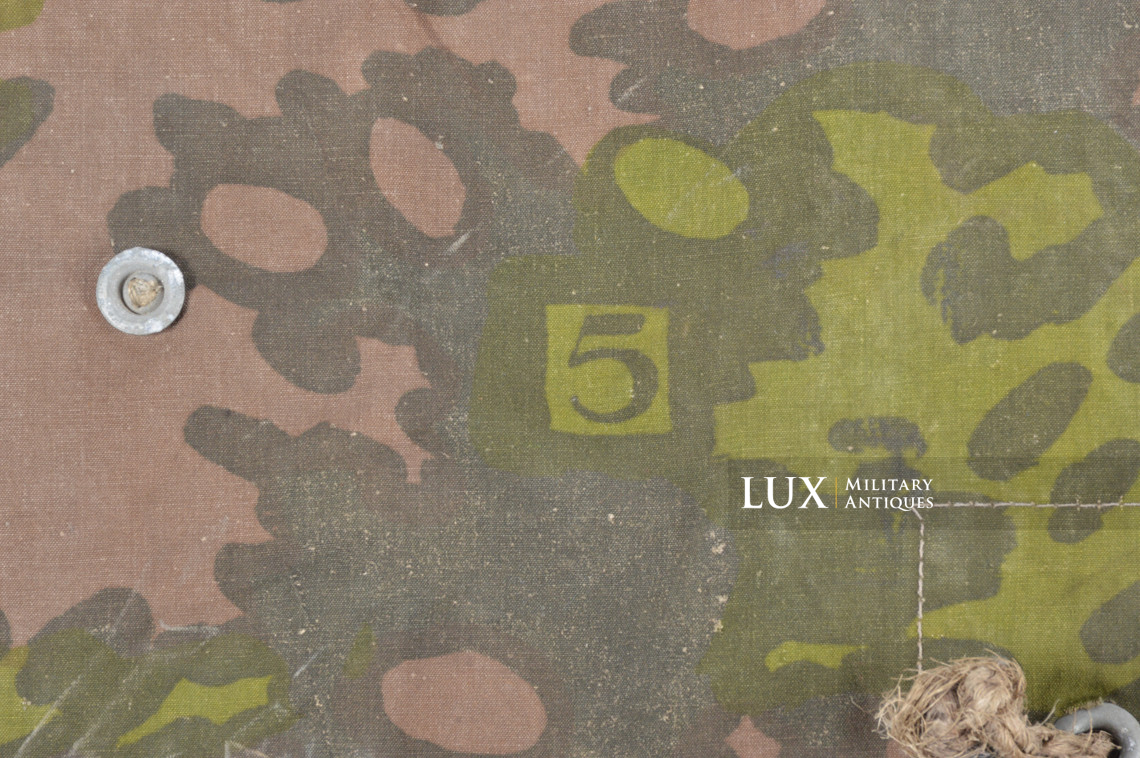 Waffen-SS camouflage shelter quarter / poncho, « plane tree 5/6 » - photo 15