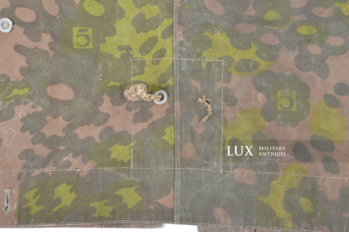 Waffen-SS camouflage shelter quarter / poncho, « plane tree 5/6 » - photo 21