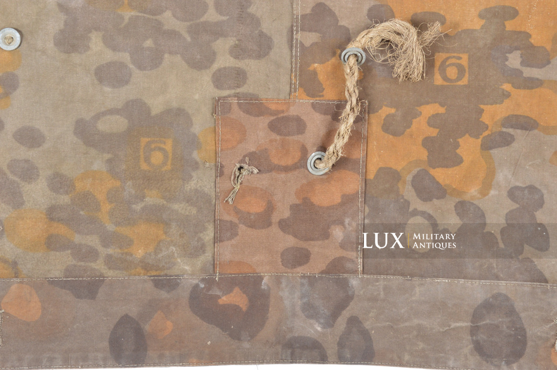 Waffen-SS camouflage shelter quarter / poncho, « plane tree 5/6 » - photo 35