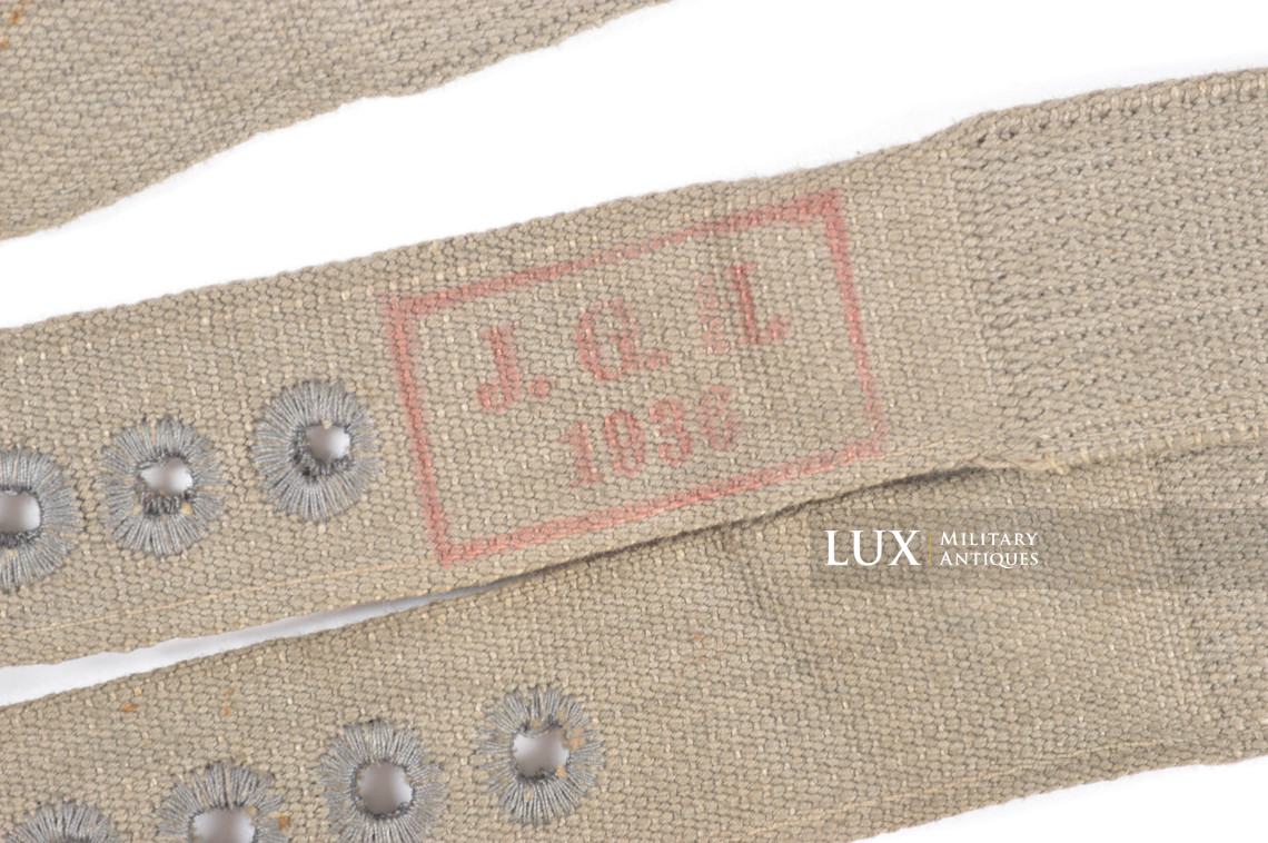 German internal M36 / M40 field blouse belt support hook straps, « 1936 » - photo 9