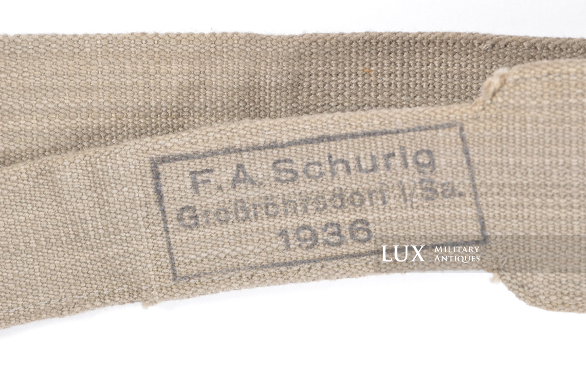 German internal M36 / M40 field blouse belt support hook straps, « 1936 » - photo 9