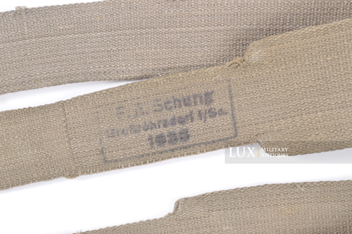 German internal M36 / M40 field blouse belt support hook straps, « 1936 » - photo 8