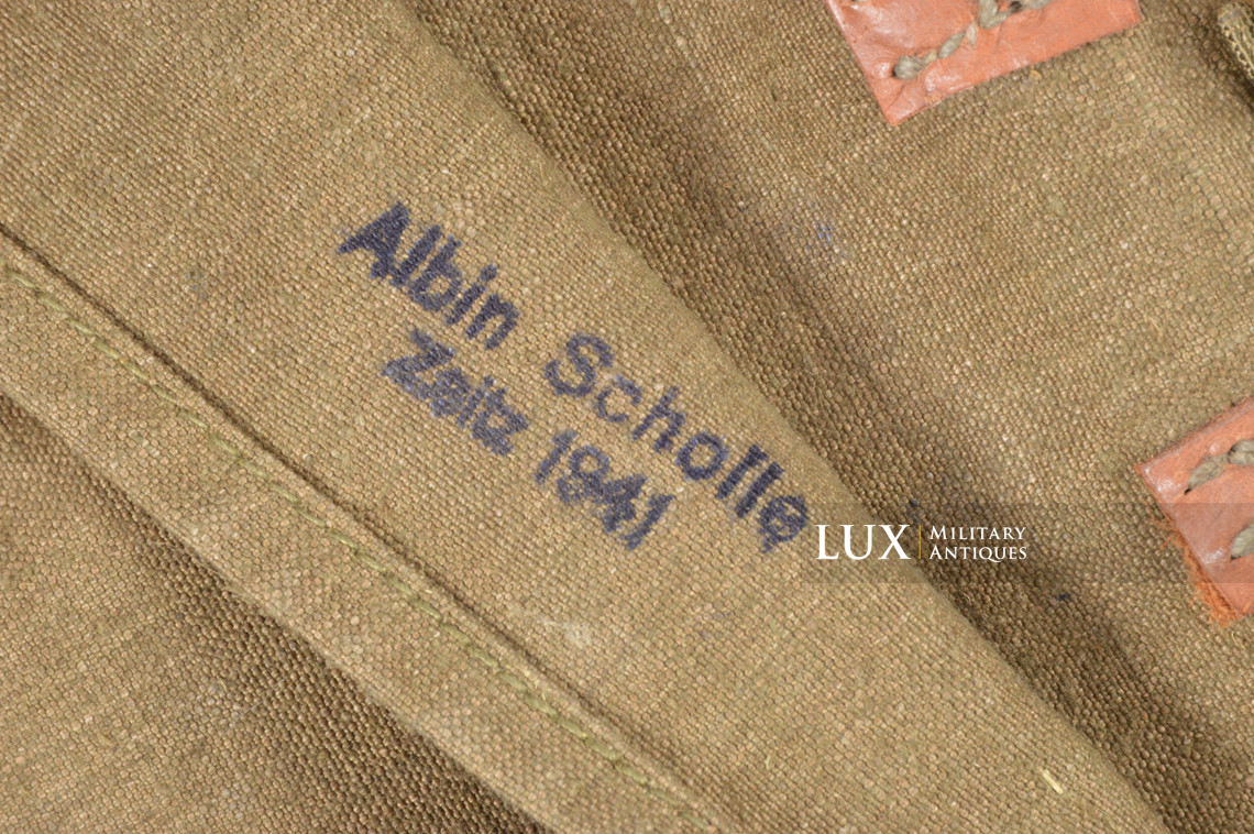 Unissued German tropical A-frame bag, « 1941 » - photo 14