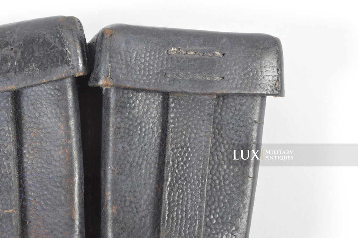 Rare cartouchière 98k Waffen-SS début de guerre, « VA 419/38 SS » - photo 10