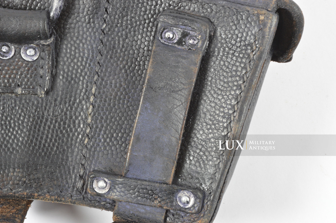 Rare cartouchière 98k Waffen-SS début de guerre, « VA 419/38 SS » - photo 13