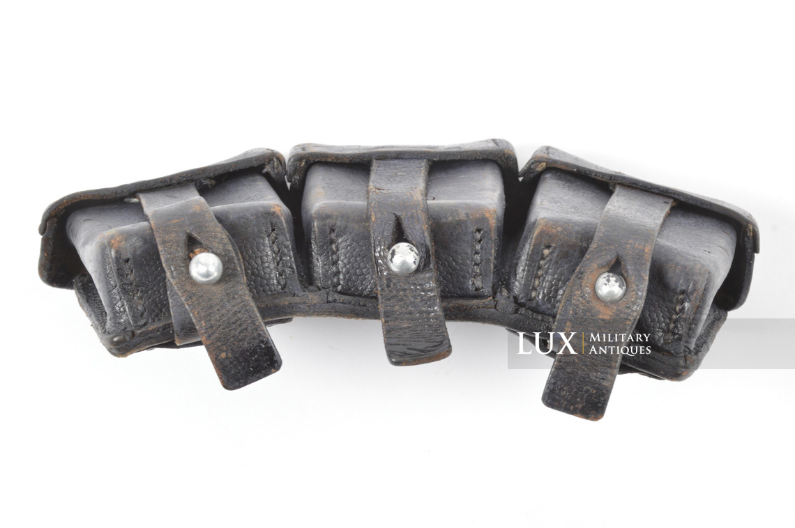 Rare cartouchière 98k Waffen-SS début de guerre, « VA 419/38 SS » - photo 18