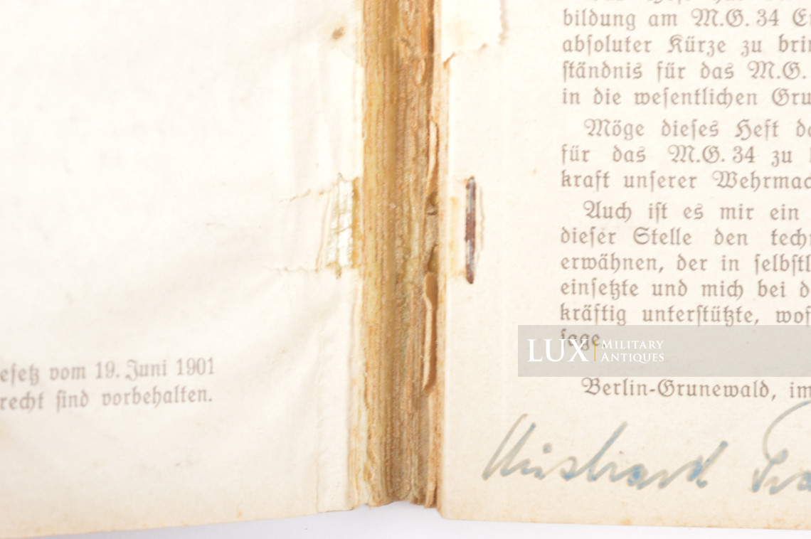 German MG34 instruction booklet - photo 12