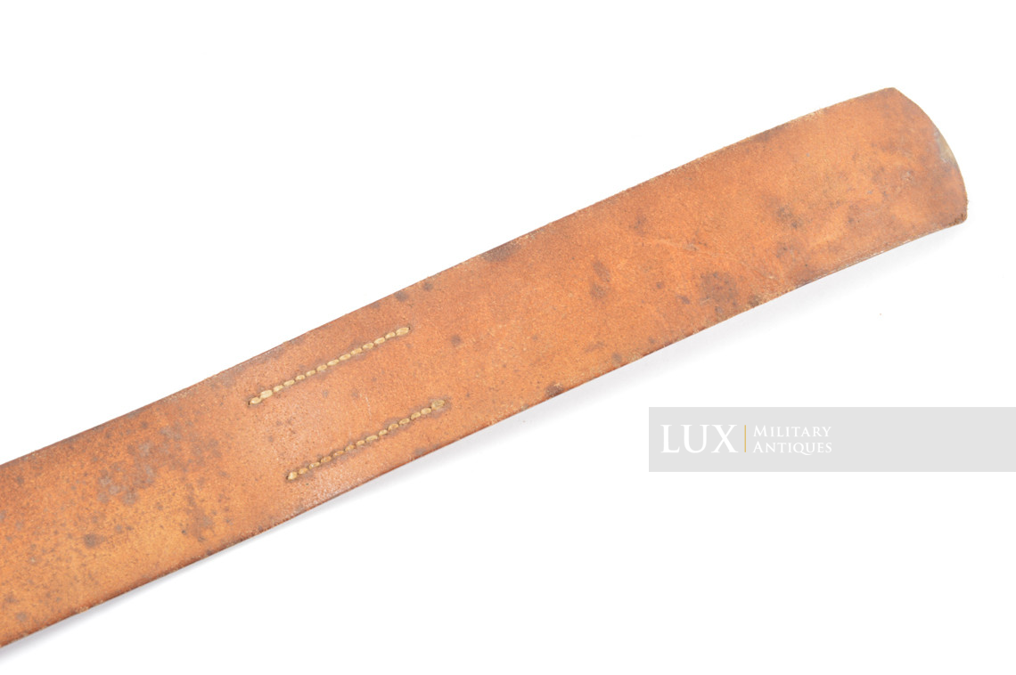 Cuir de ceinturon allemand précoce en cuir brun naturel, « 1938 » - photo 10