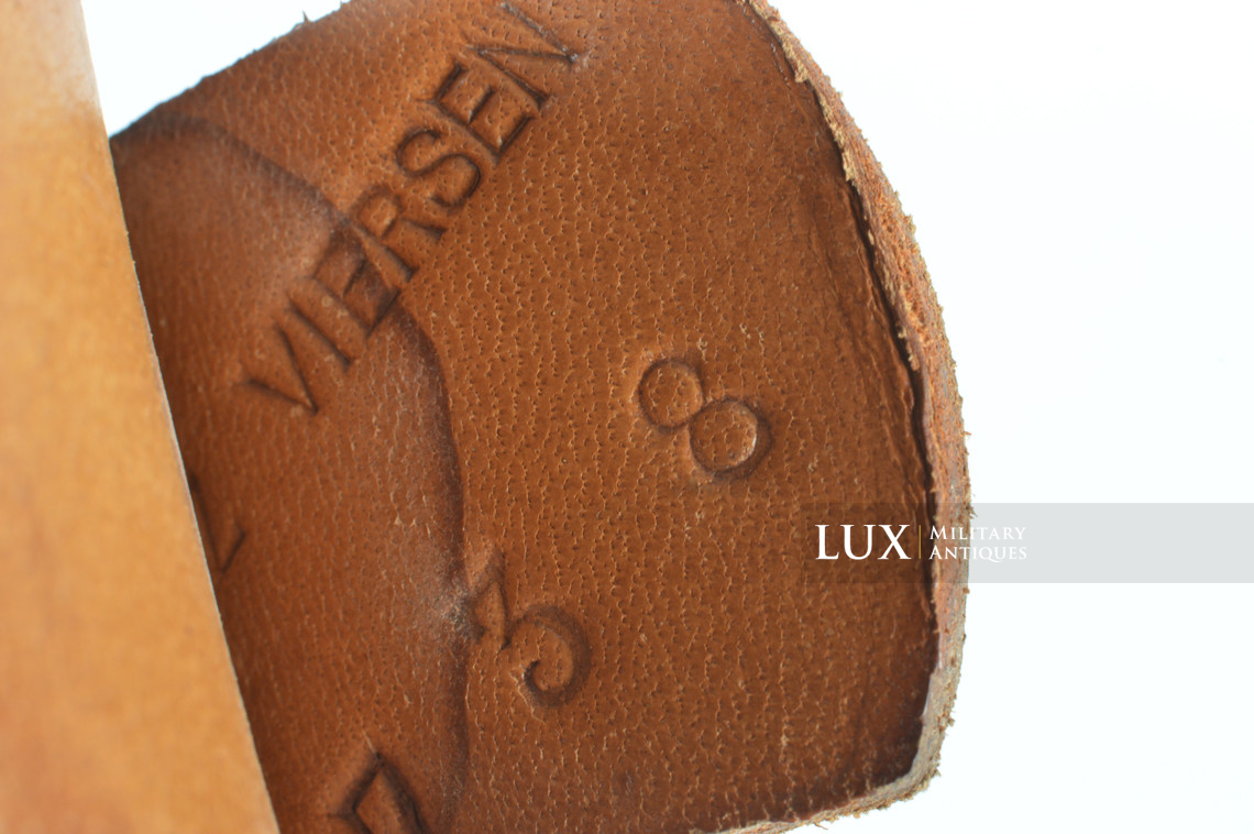 Cuir de ceinturon allemand précoce en cuir brun naturel, « 1938 » - photo 13