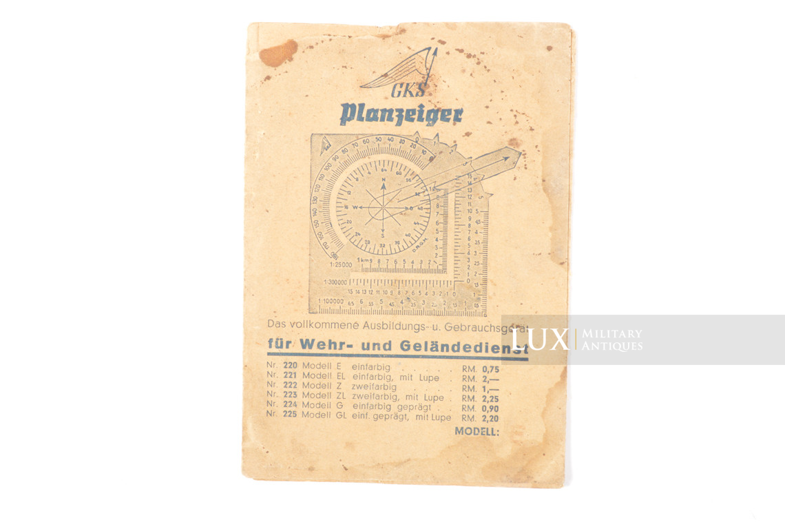 German map reading instrument , « GKS Planzeiger / model E » - photo 9