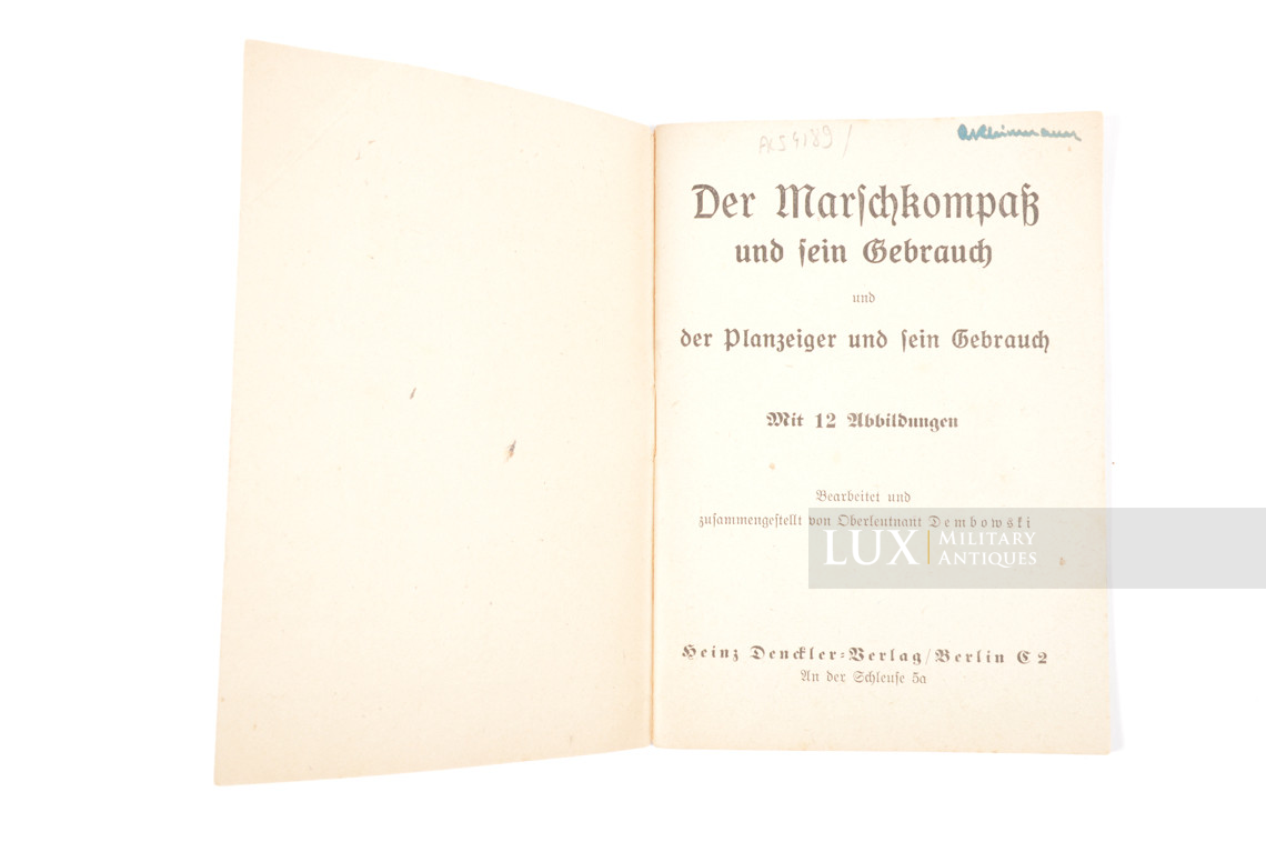 German march compass training booklet - photo 8