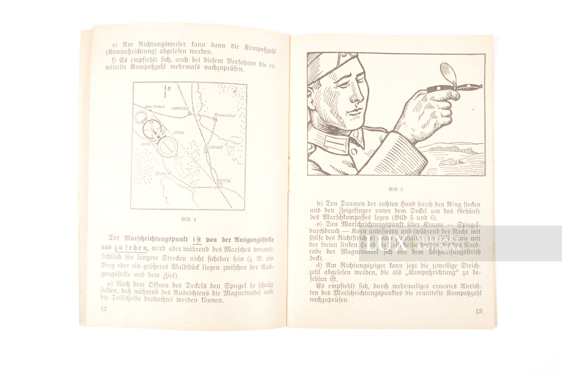 German march compass training booklet - photo 9