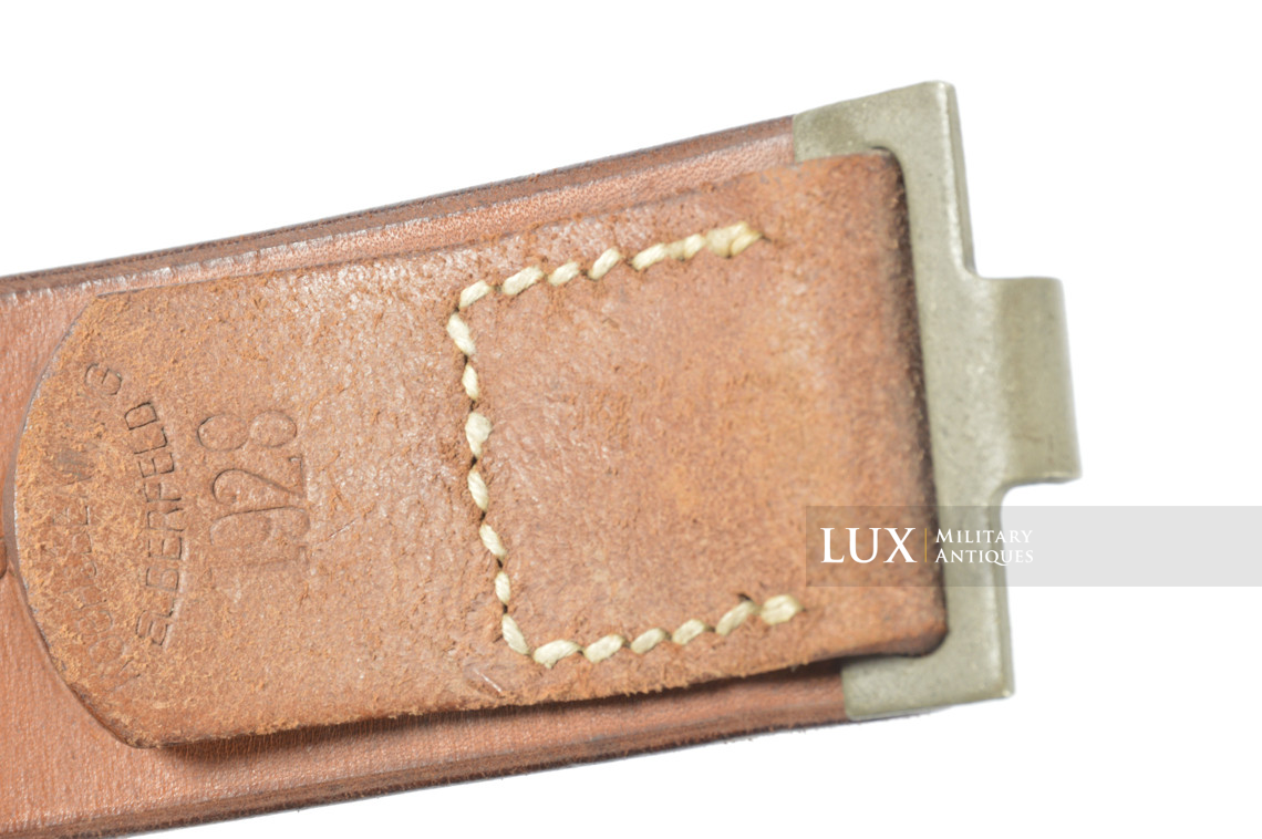 Cuir de ceinturon Reichswehr, régimenté, « 1928 » - photo 12