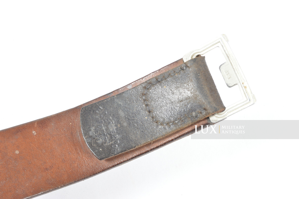 Cuir de ceinturon allemand police, « 1941 » - photo 9