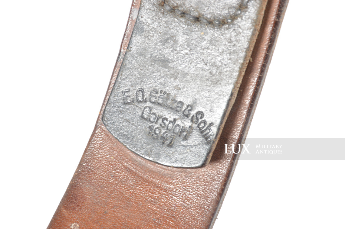 Cuir de ceinturon allemand police, « 1941 » - photo 10