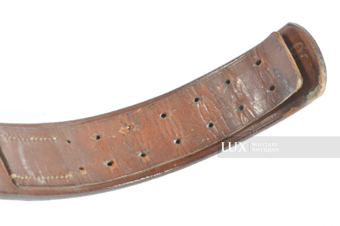 Cuir de ceinturon allemand police, « 1941 » - photo 14