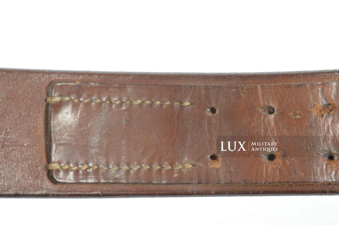 Cuir de ceinturon allemand police, « 1941 » - photo 15