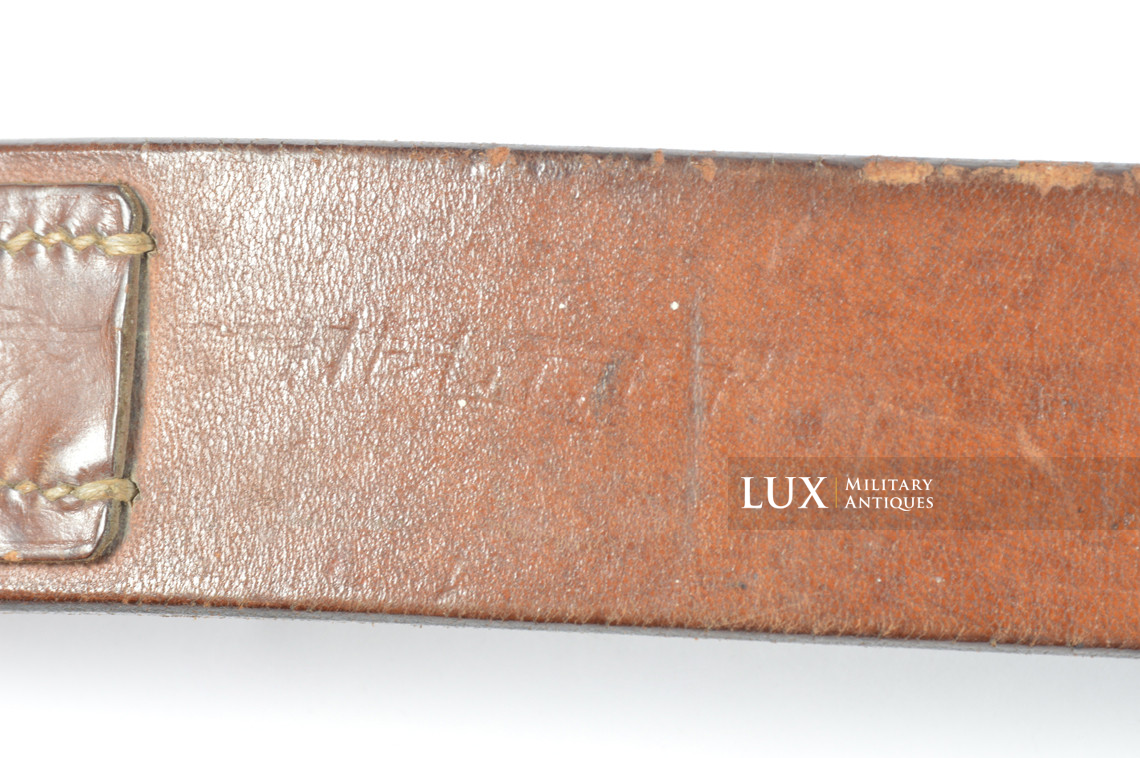 Cuir de ceinturon allemand police, « 1941 » - photo 16