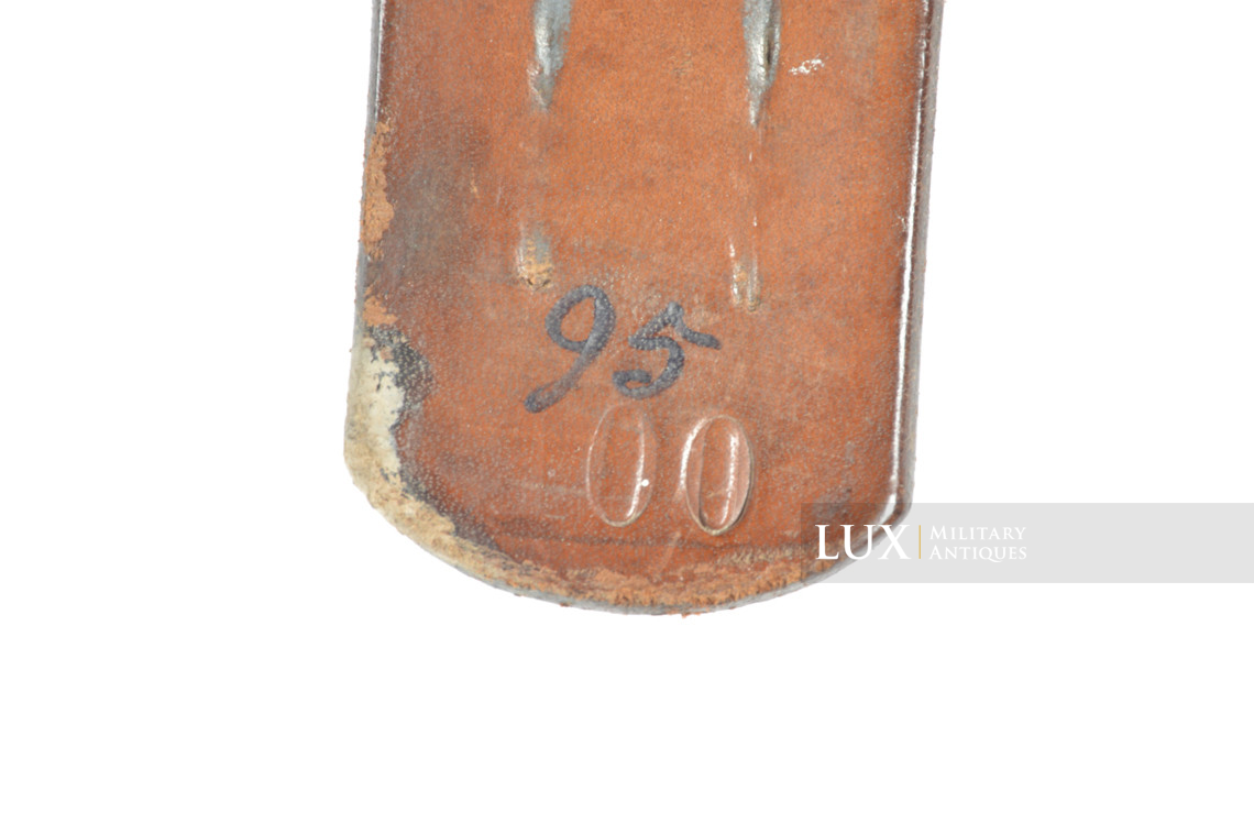 Cuir de ceinturon allemand police, « 1941 » - photo 17