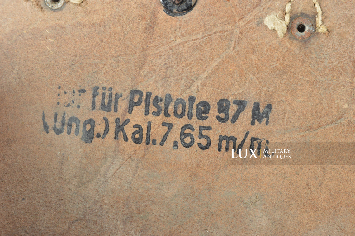 German Luftwaffe 7.65mm Hungarian pistol holster, « cdc42 » - photo 12