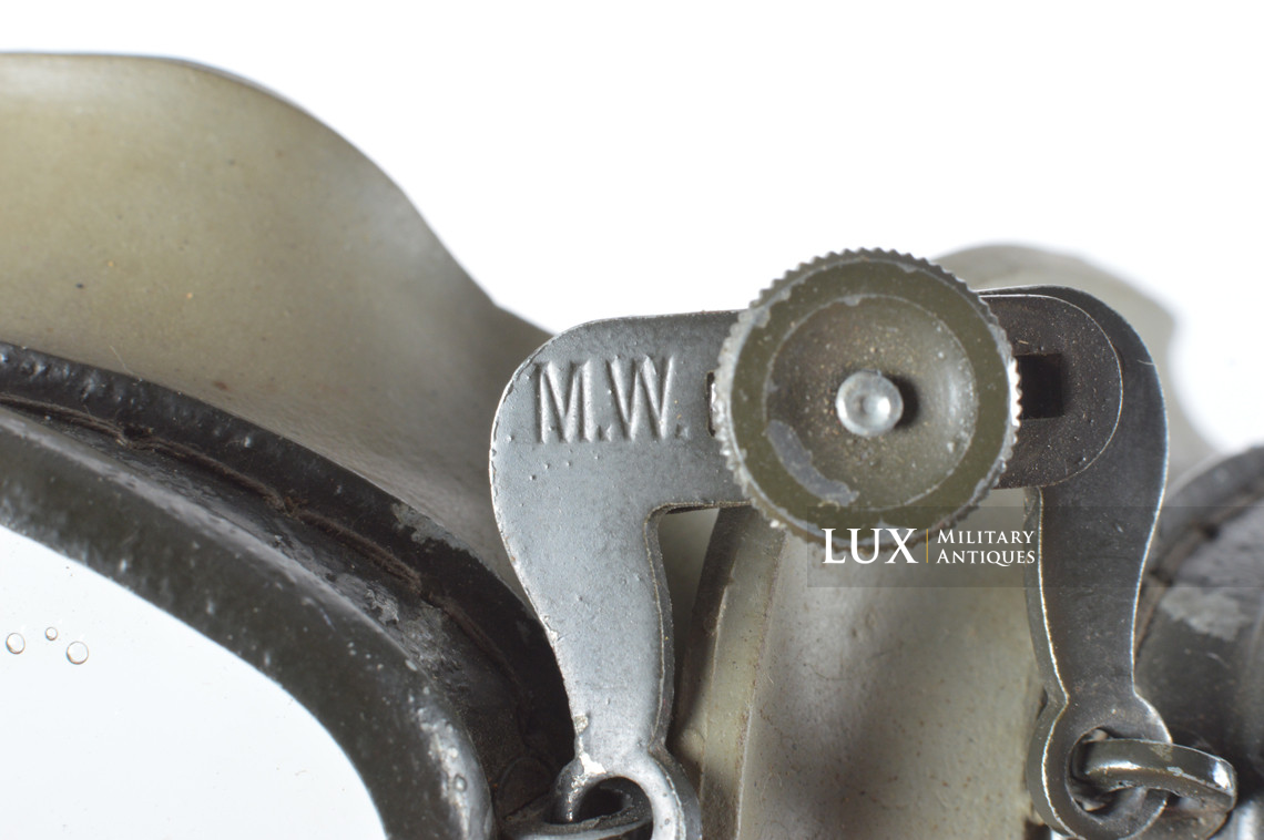 Lunettes de motocycliste allemand milieu de guerre, « M.W.42 » - photo 12