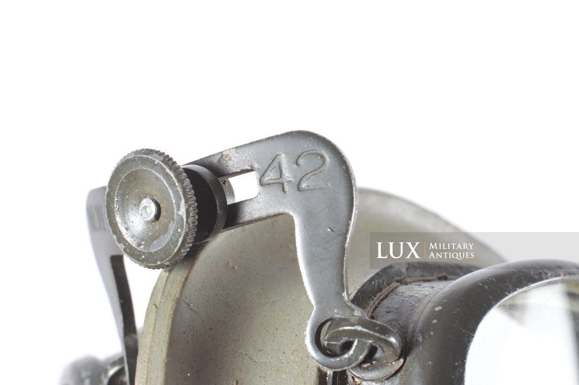 Lunettes de motocycliste allemand milieu de guerre, « M.W.42 » - photo 13