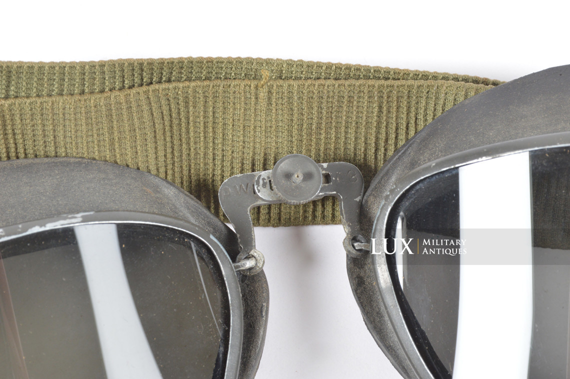 Rare ensemble de lunettes de vol Luftwaffe, « Fliegerbrille » - photo 10