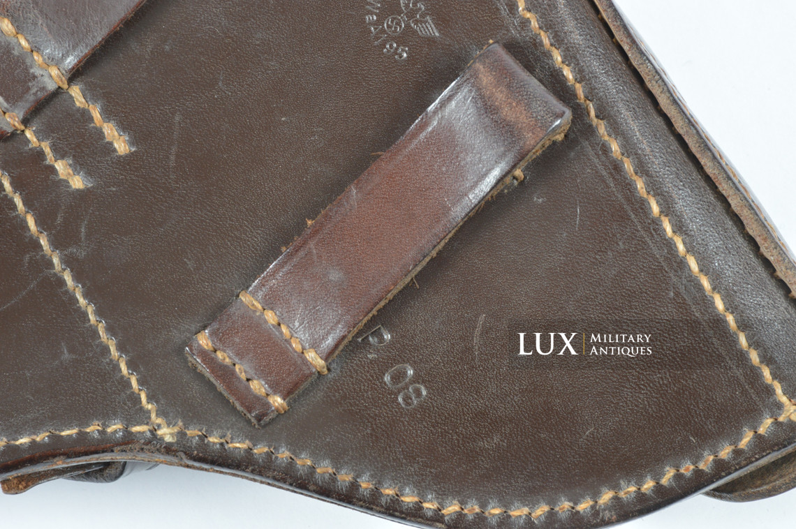 Rare early German Luftwaffe P08 pistol holster, « dta41 » - photo 11