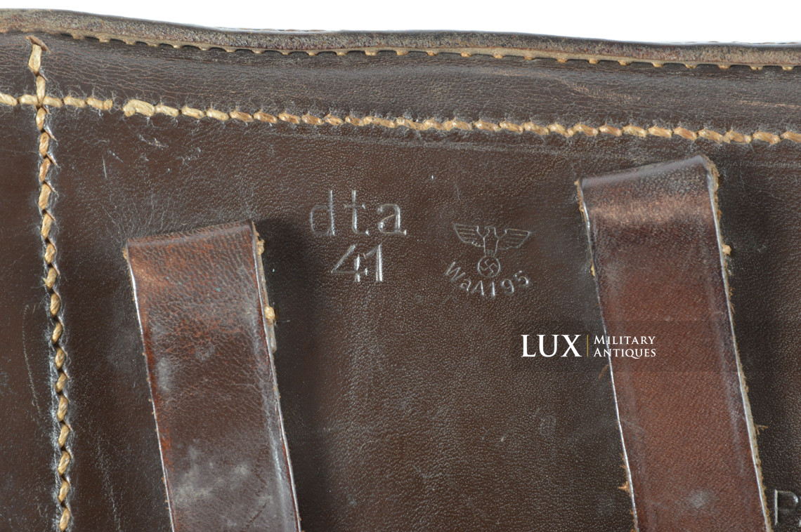 Rare early German Luftwaffe P08 pistol holster, « dta41 » - photo 12