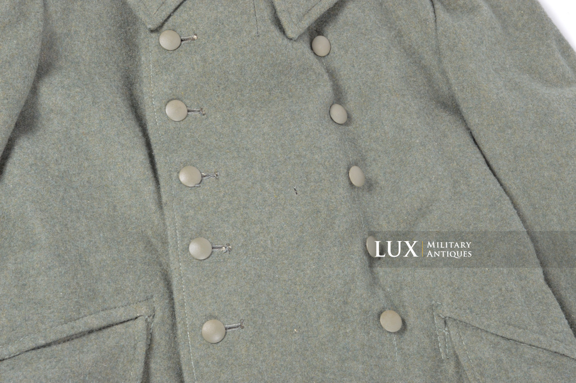 Unissued late-war German Heer winter wool overcoat, « RBNr - 1944 » - photo 9