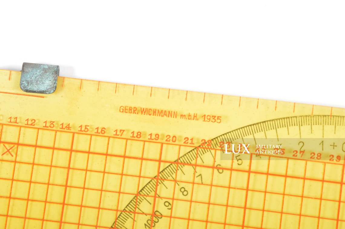 Instruments allemands de lecture de cartes pour l'artillerie, « Kartenwinkel » - photo 20