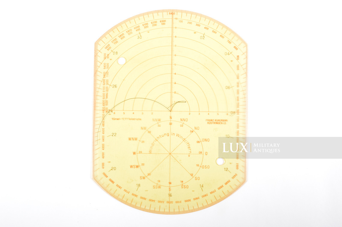 Instruments allemands de lecture de cartes pour l'artillerie, « Kartenwinkel » - photo 23