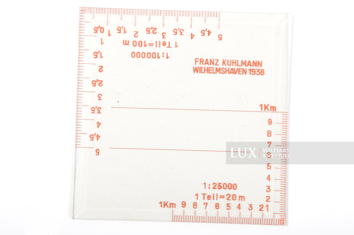 Instruments allemands de lecture de cartes pour l'artillerie, « Kartenwinkel » - photo 25