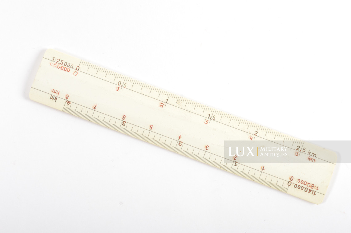Règle allemande de mesure de distance sur cartes - photo 8