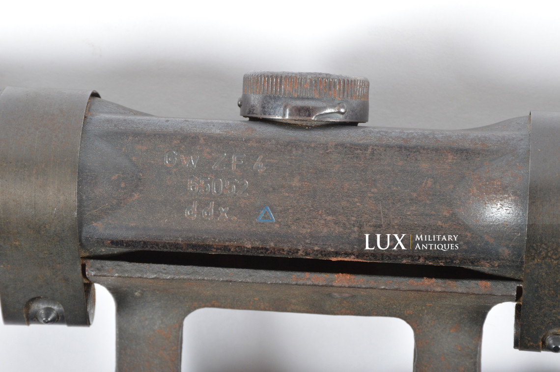 Rare ensemble lunette allemande tireur d’élite Zf4 pour fusil G/K43 - photo 12