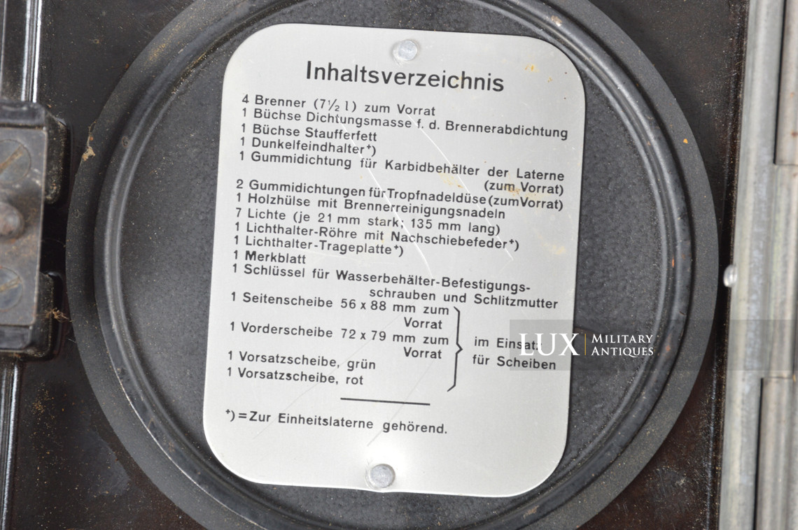 German field lantern replacement box, « Einheitslaterne 37 » - photo 21