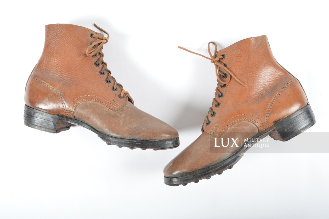 Late-war German low ankle combat boots, « RBNr » - photo 7