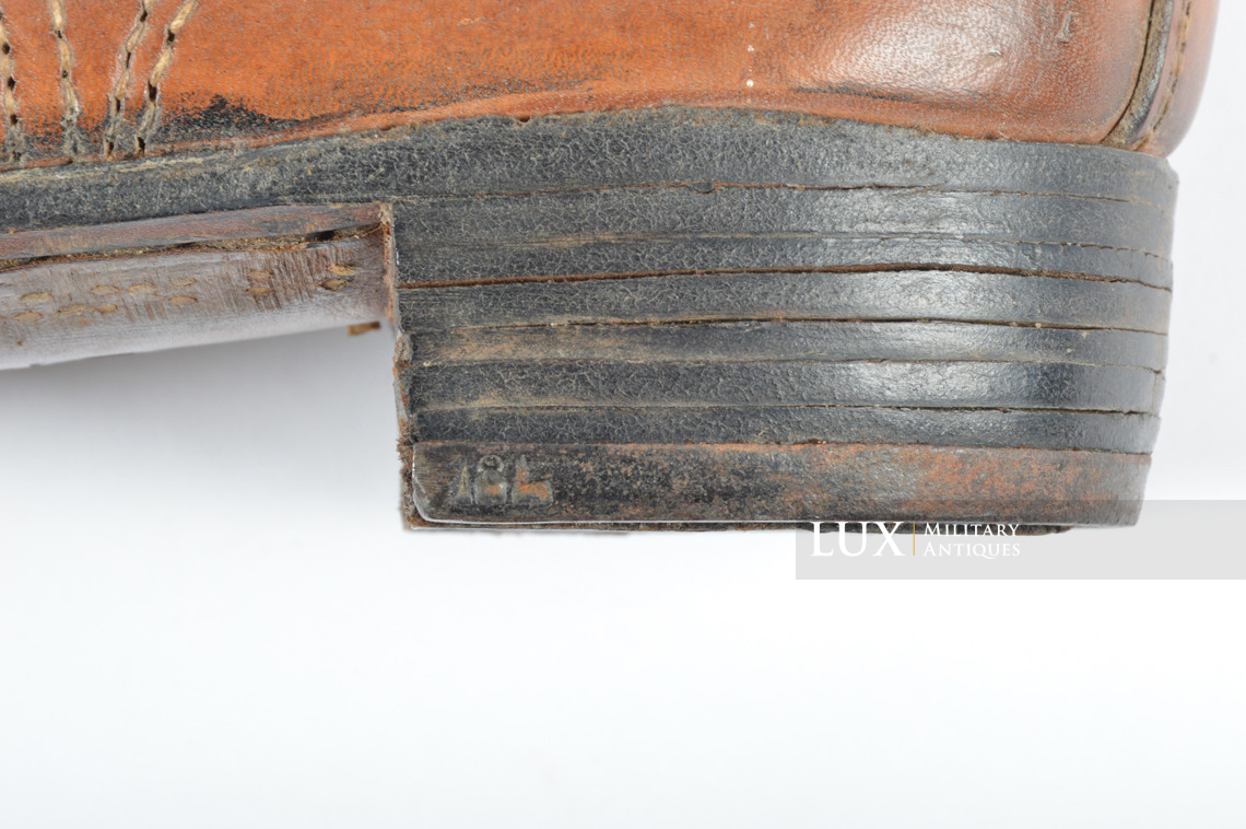 Late-war German low ankle combat boots, « RBNr » - photo 11